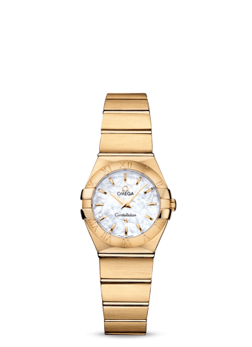 Omega Constellation Quartz 24 Brushed Yellow Gold / MOP